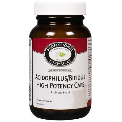 Acidophilus/Bifidus High Potency 60c Professional Formulas