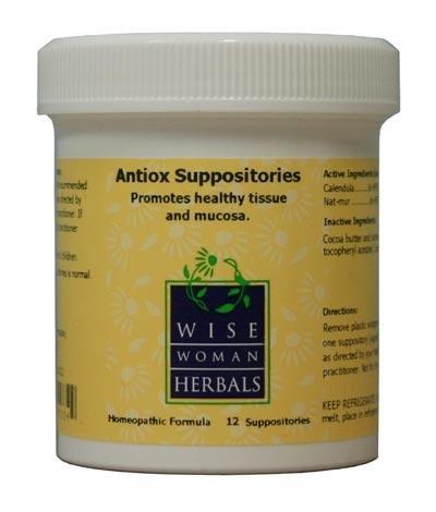 Antiox (Formerly Vitamin E) Suppositories 12ct (F) Wise Woman Herbals