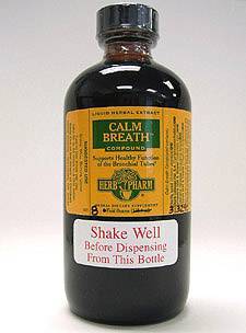 Calm Breath Compound 8 oz Herb Pharm